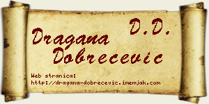 Dragana Dobrečević vizit kartica